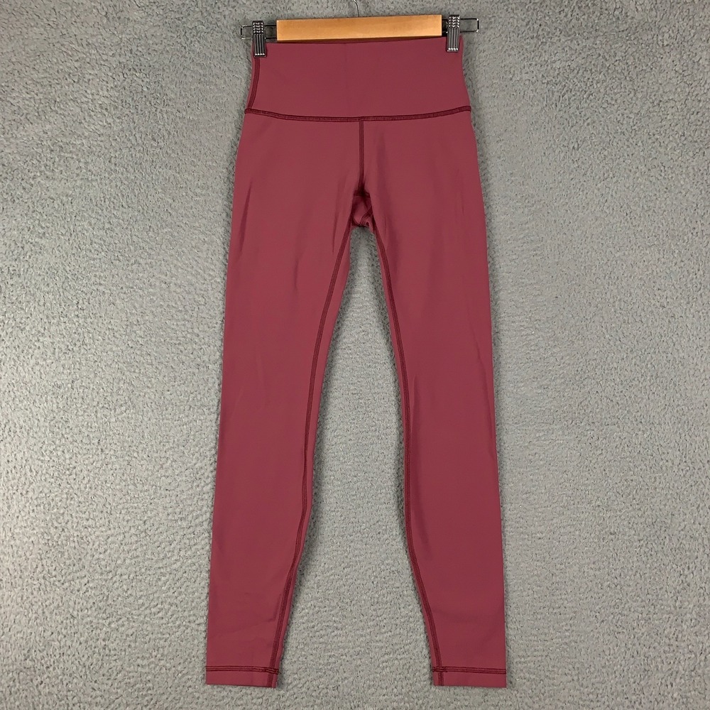 Lululemon Wunder Under Tights Women's 4 Misty Merlot Luxtreme High-Rise Yoga Gym